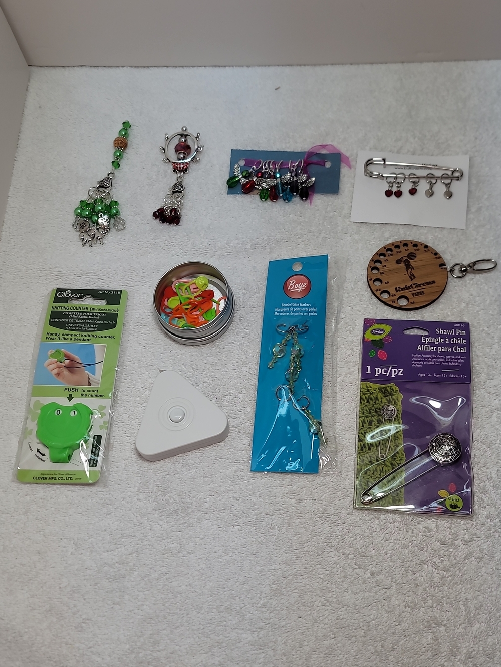 Assorted Knitting Supplies - Stitch Markers, Shawl Pin & More ! NWT. # 8